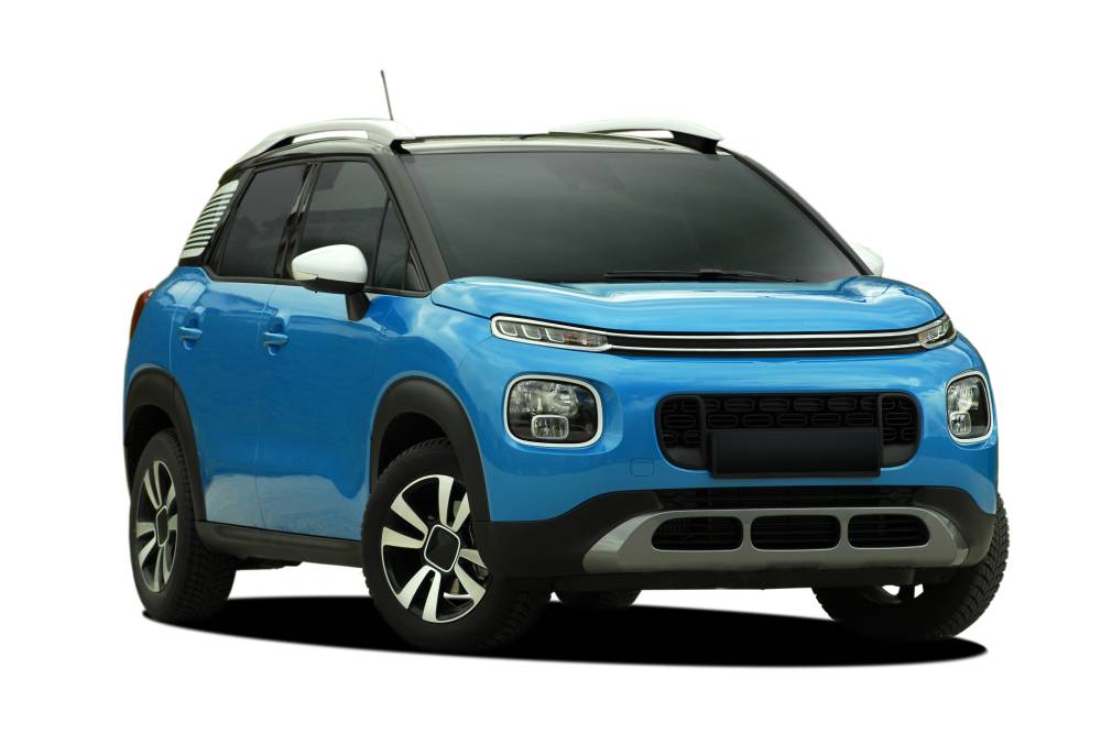 voiture bleu