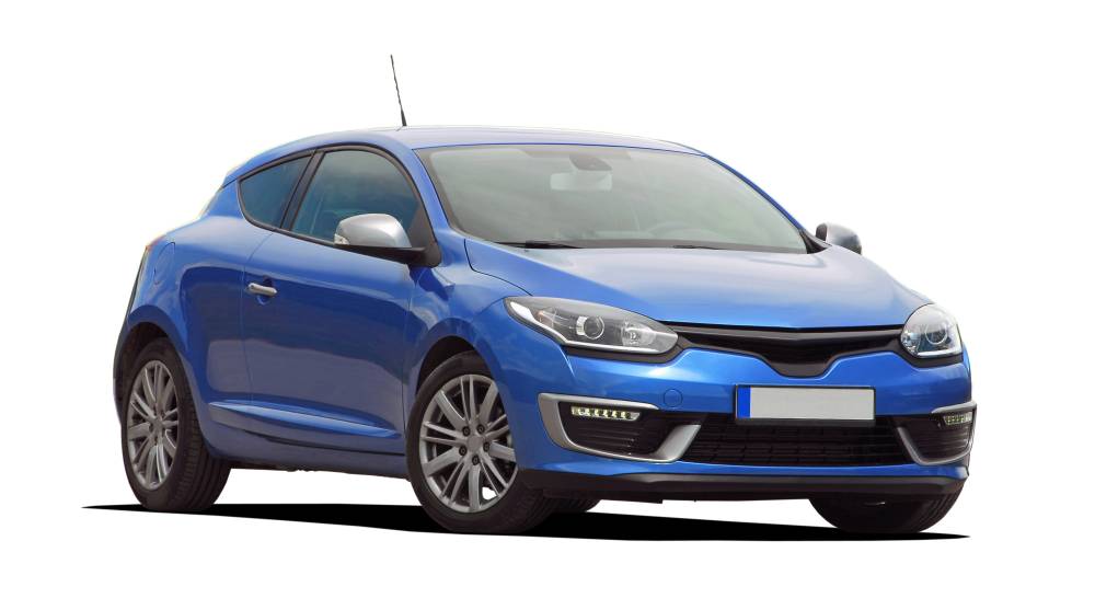 voiture bleu foncé
